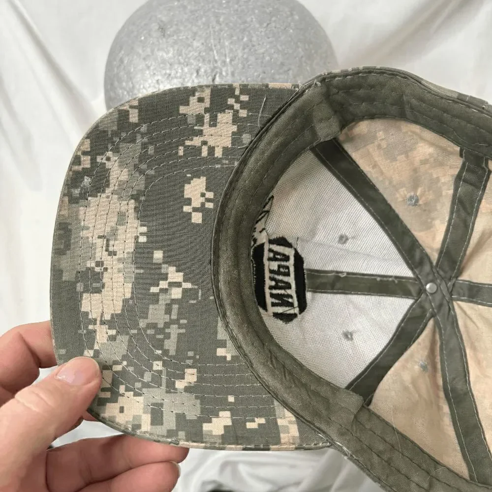 NAPA Racing Intrepid Fallen Heroes Fund Camo Ball Cap Hat 56 Truex‎ 28 JR Capps